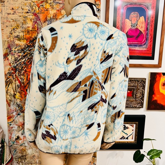 PATAGONIA SYNCHILLA Sweater Pullover Unisex Size M Snaps Closure Long Sleeves - Picture 11 of 15